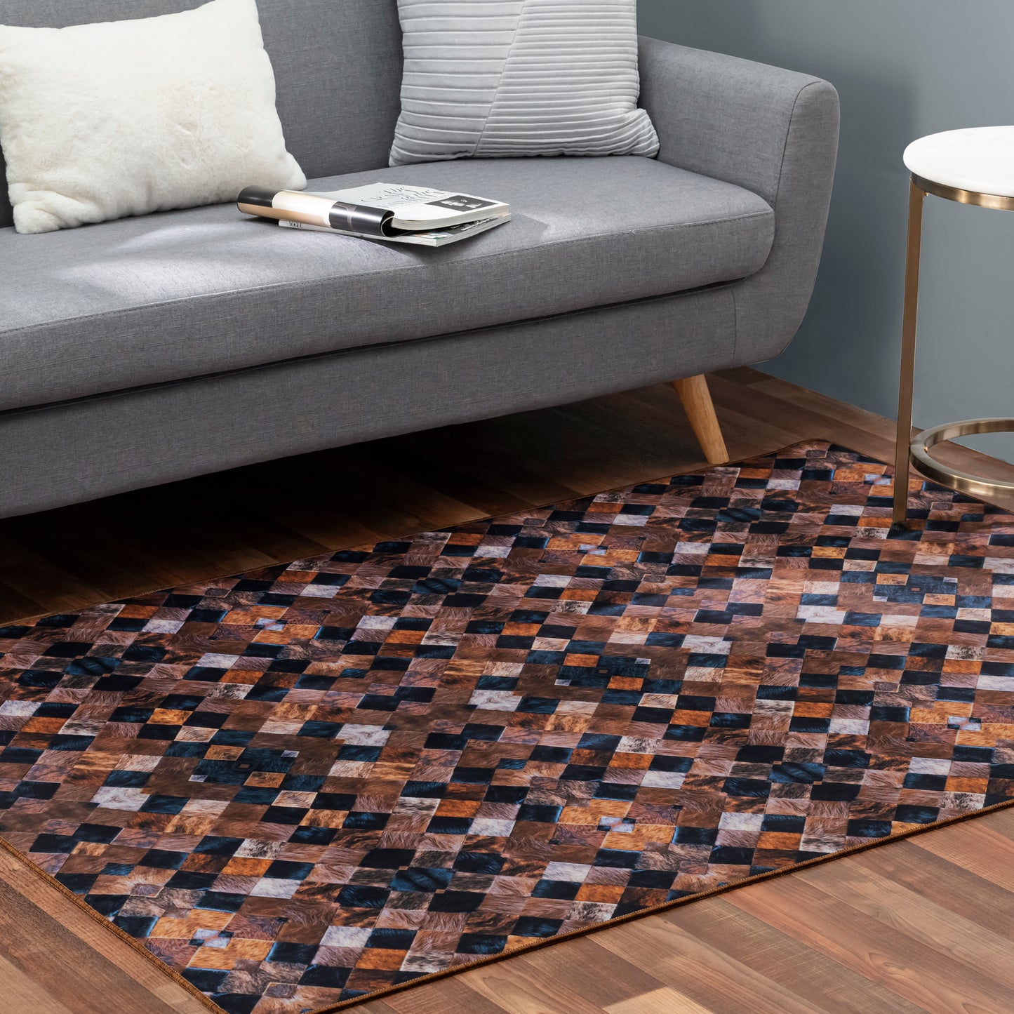 Faux Cowhide Heirloom Frescoes