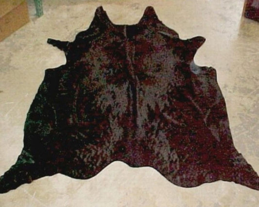 Brown Cowhide Leather Rug