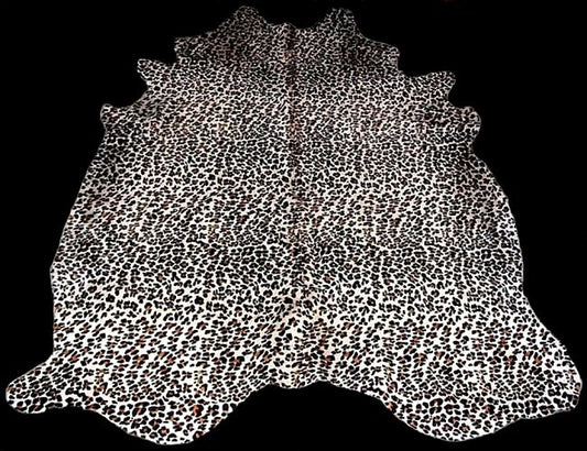 Leopard Cowhide on Off-White