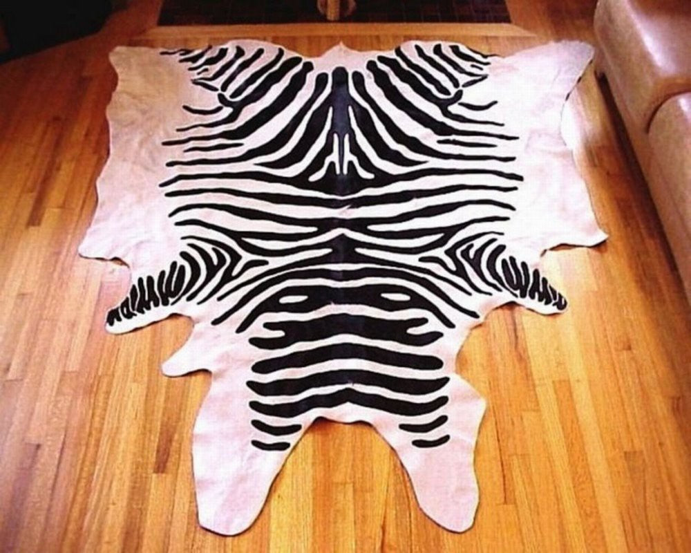 Zebra Cowhide Standard Black-White