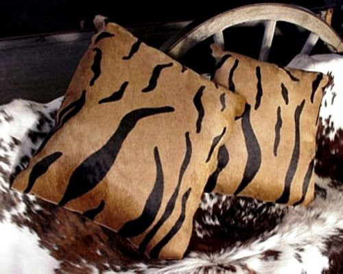 Tiger Cowhide Pillow Bengal