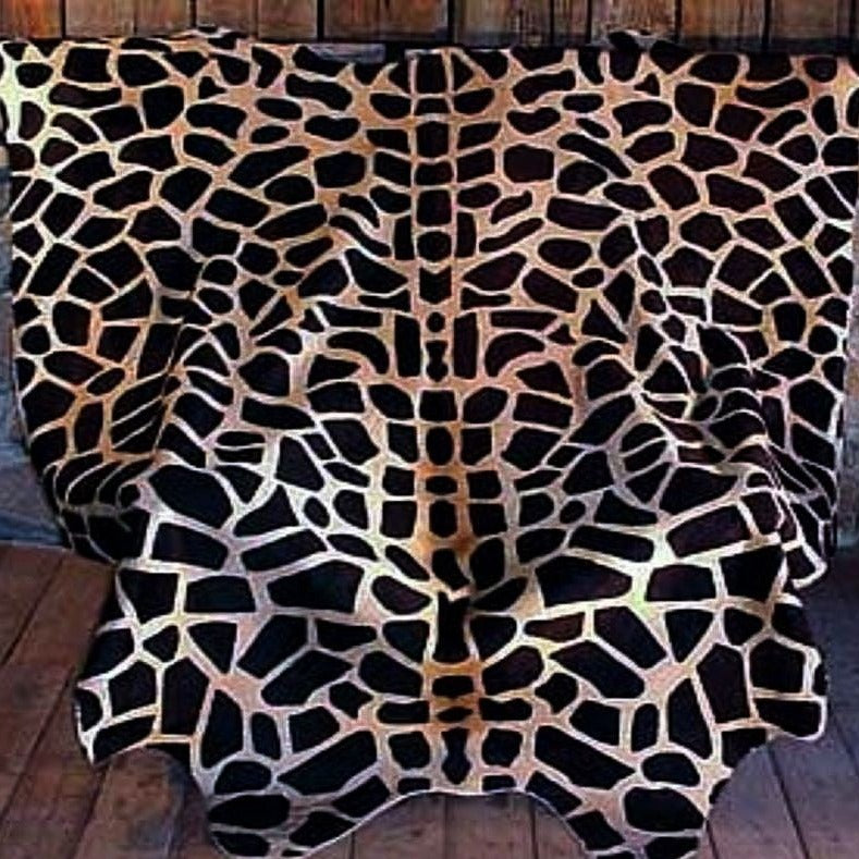 Giraffe Cowhide Standard Brown-Beige