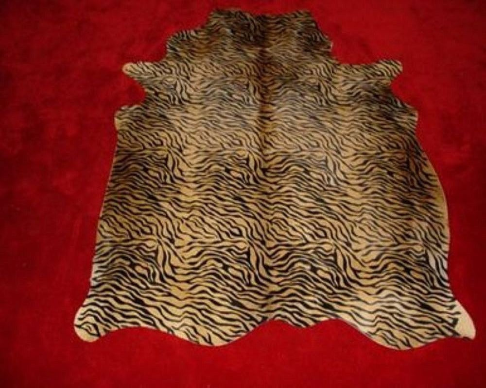 Baby Zebra Cowhide Black-Caramel