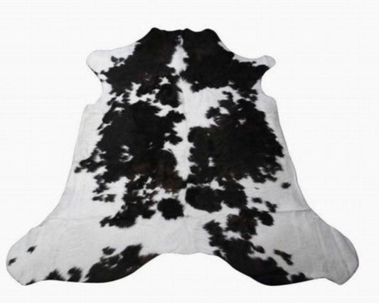 Black-White Spotted Cow Hide Rug