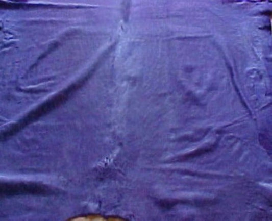 Purple Cow Hide Leather Rug